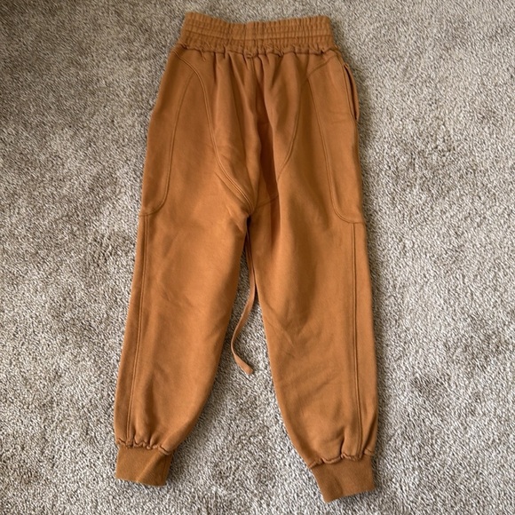 BBXBRAND Luxury Tan Heavyweight Jogger Sweatpants - Picture 2 of 9